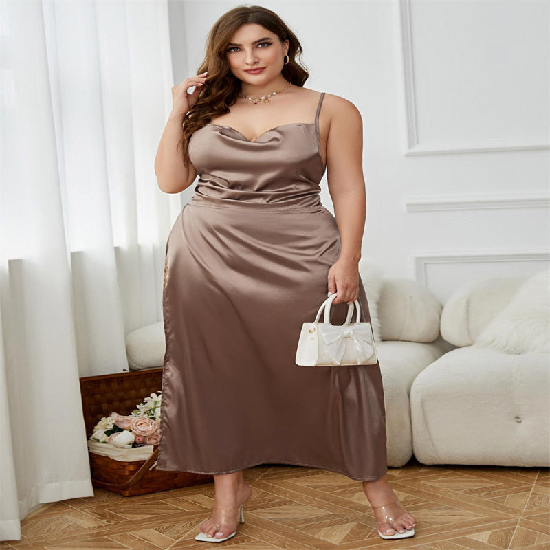 Plus Size Sling Dress Dress