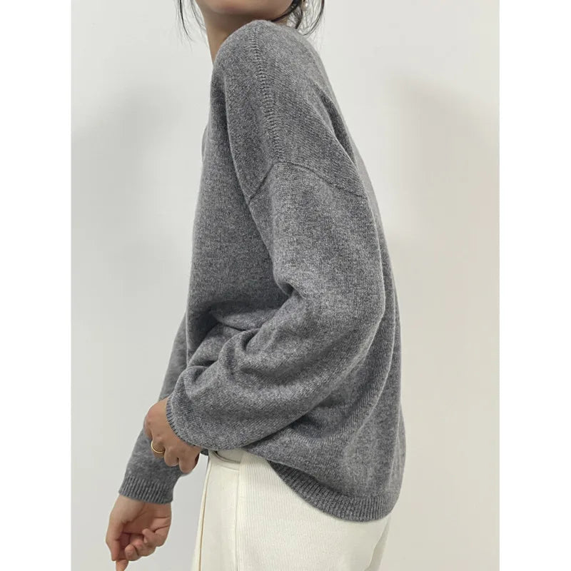 Snug Serenity: Luxe Knit Sweater